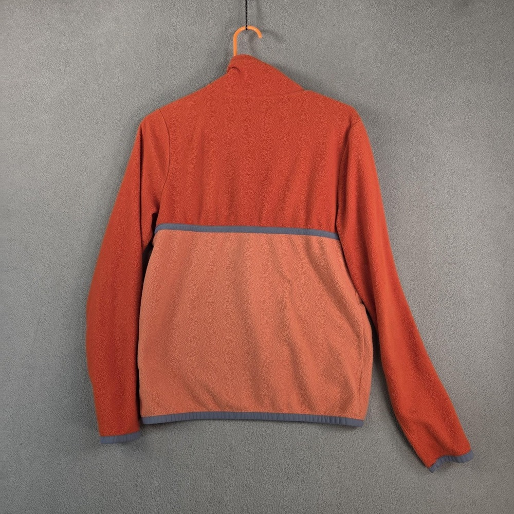 Cotopaxi Fleece Sweater Mens XS Orange Colorblock Half Zip Pullover - Picture 3 of 9